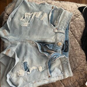 Aeropostale Light Blue Denim Shorts